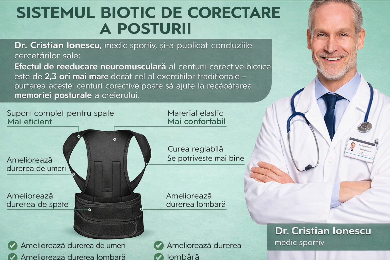 Alignio supporto posteriore